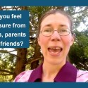 Do you feel pressure from peers, parents and friends?