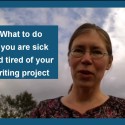 What to do if you’re sick and tired of your writing project